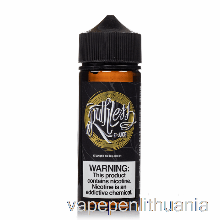 Auksas - Negailestingi Garai - 120ml 0mg Vape Skystis